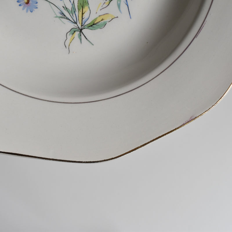 Vintage Deep Plate Digoin & Sarreguemines Christine A