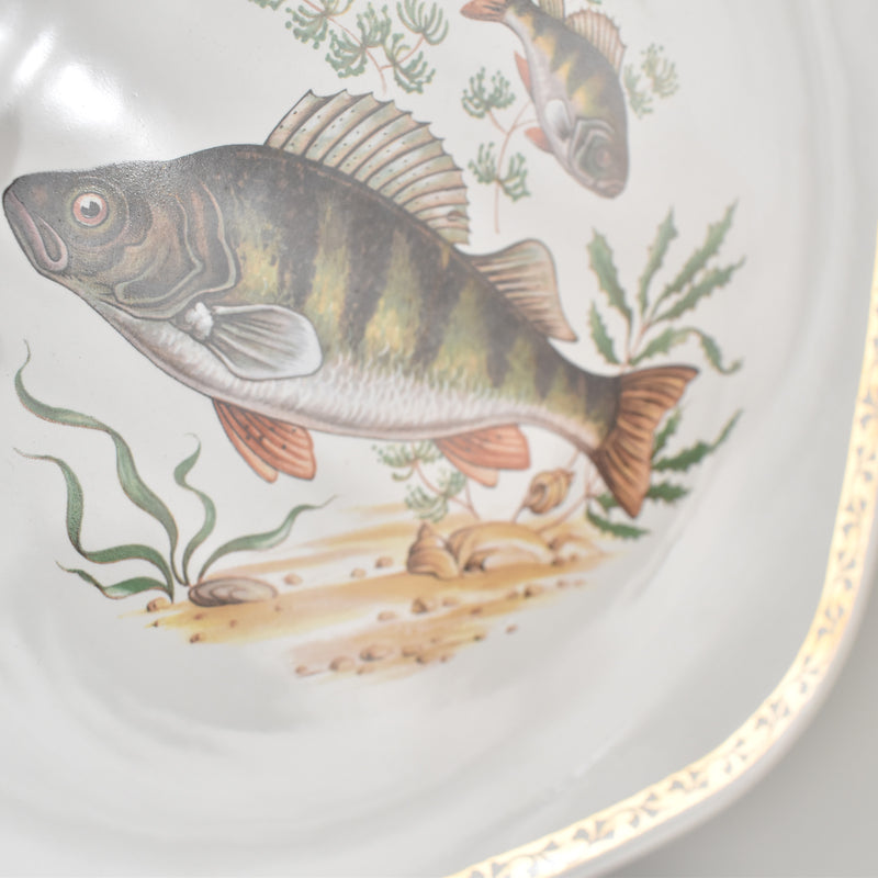 Vintage Plate Longchamp Poisson Perche (Perch)