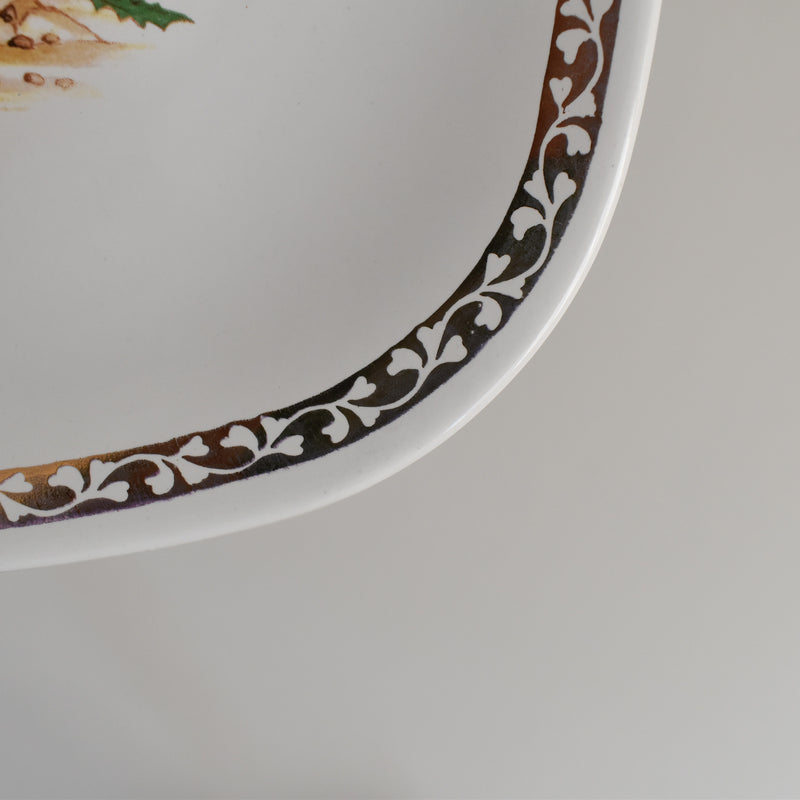 Vintage Plate Longchamp Poisson Perche (Perch)