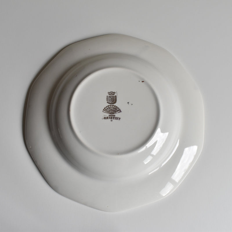 Vintage Deep Plate Digoin & Sarreguemines Christine B