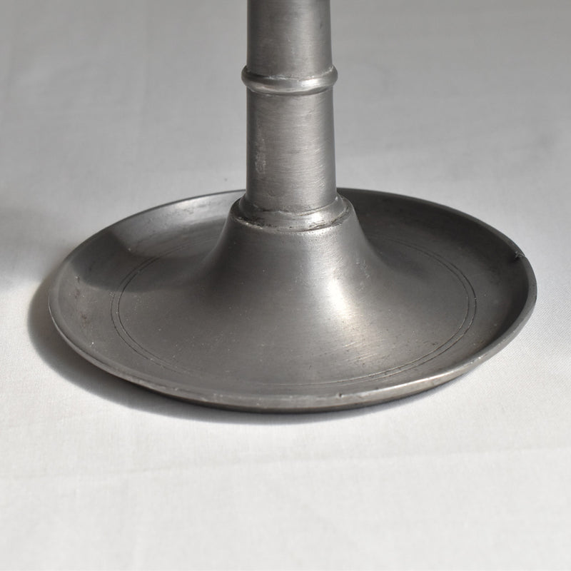 ヴィンテージピューターキャンドルホルダー A