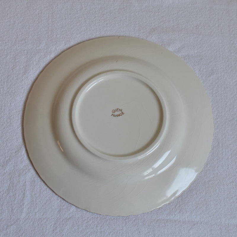 Vintage Dessert Plate Gien Tulipes A