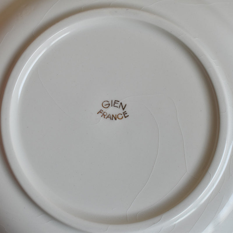 Vintage Dessert Plate Gien Tulipes A