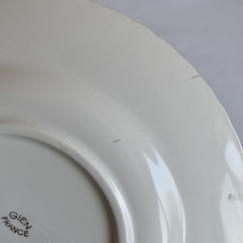 Vintage Dessert Plate Gien Tulipes A