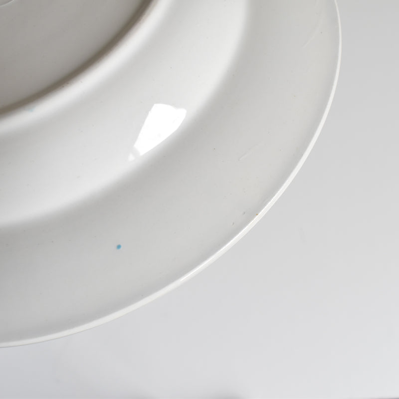 Vintage Deep Plate - Digoin & Sarreguemines, Bleu
