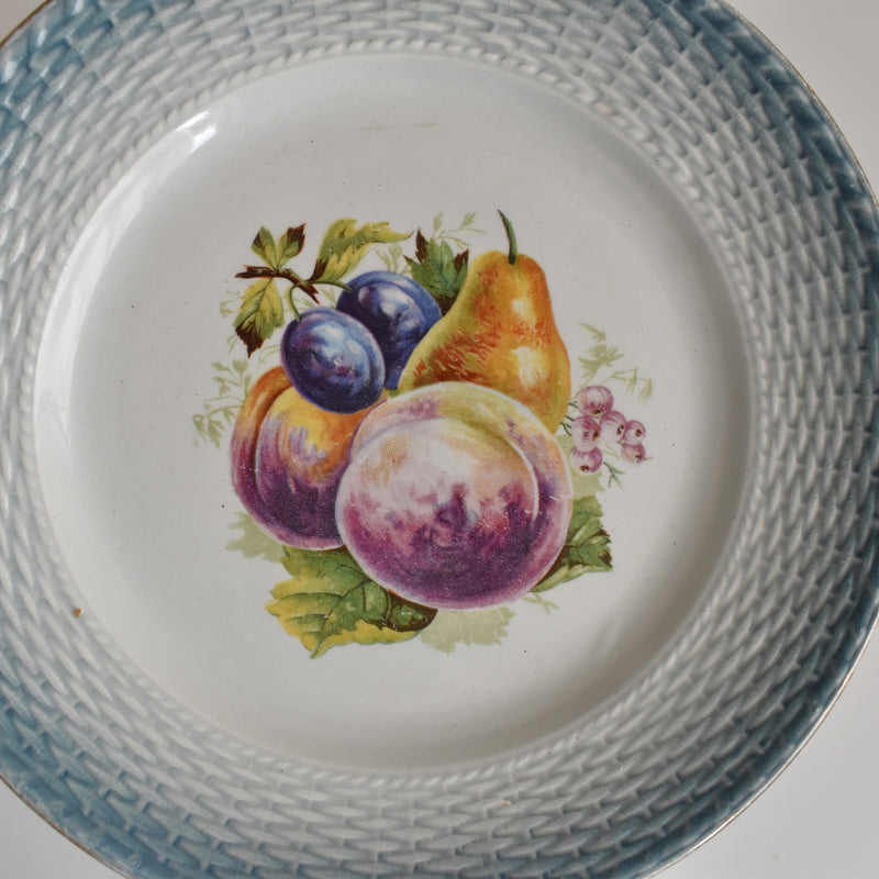 Antique Dessert Plate Saint-Amand Fruits C