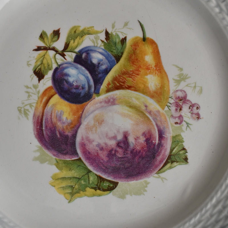 Antique Dessert Plate Saint-Amand Fruits C