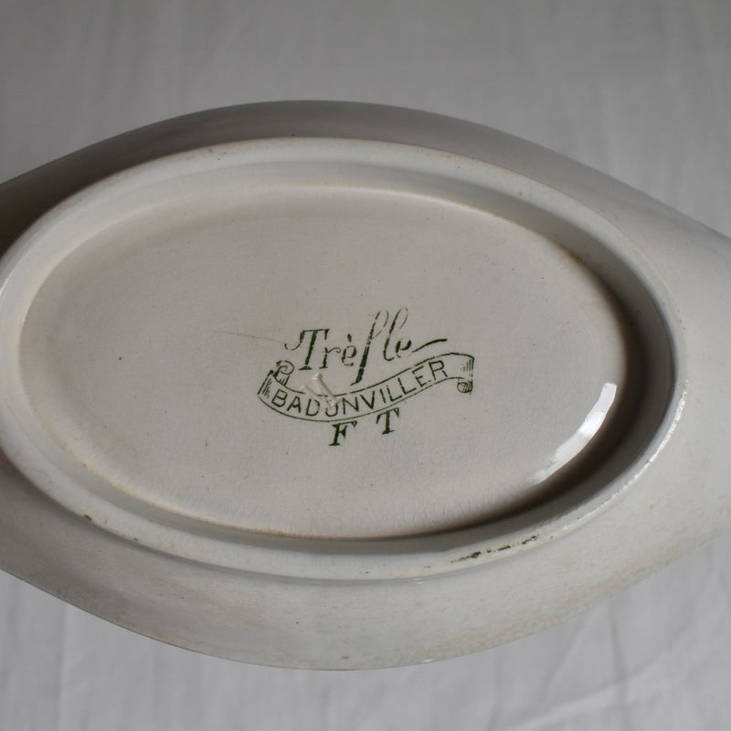 Antique Raviere Badonviller Trèfle