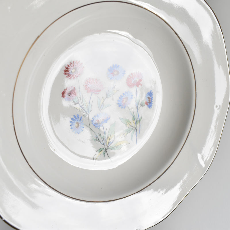 Vintage Deep Plate Digoin & Sarreguemines Christine B