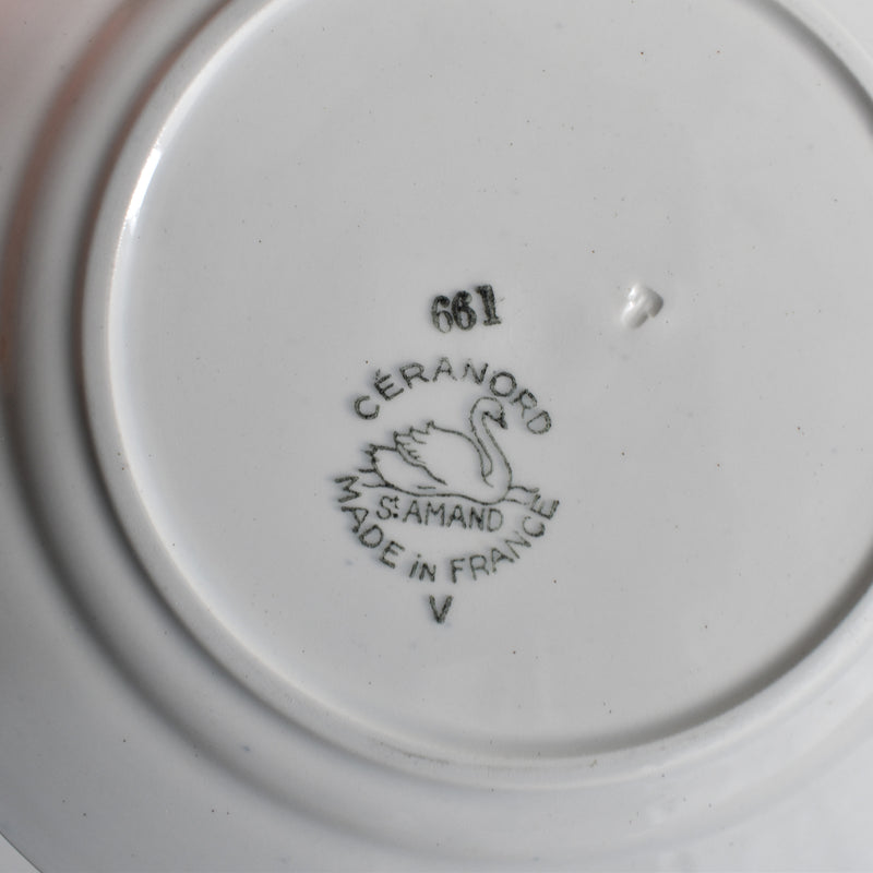 Vintage dessert plate Ceranord (St. Amand) 661 D