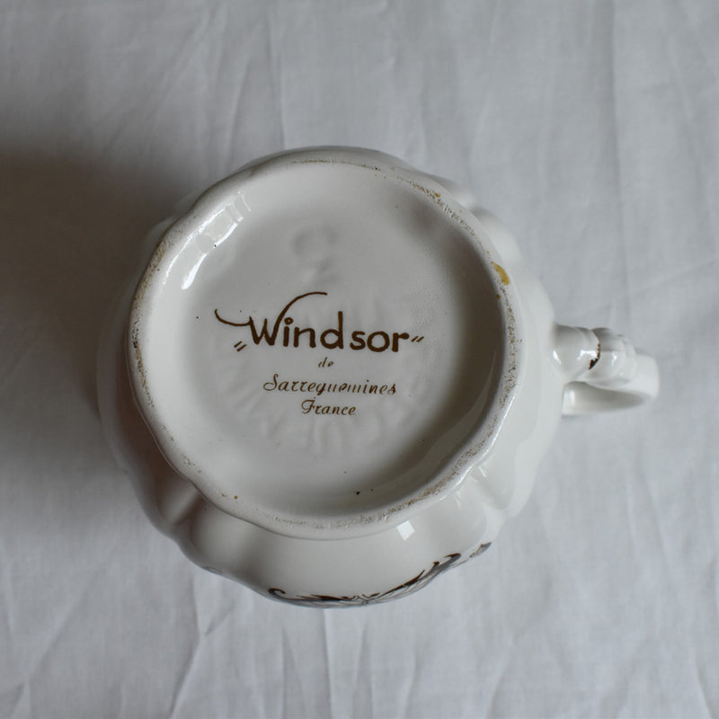 Vintage Creamer Sarreguemines Windsor