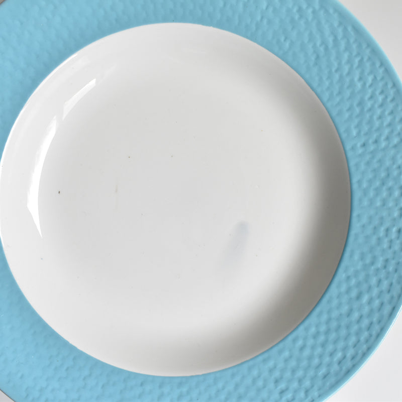Vintage Deep Plate - Digoin & Sarreguemines, Bleu