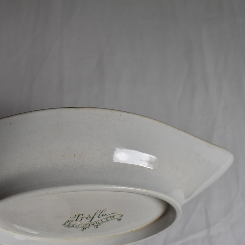 Antique Raviere Badonviller Trèfle