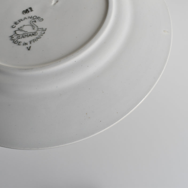 Vintage dessert plate Ceranord (St. Amand) 661 D