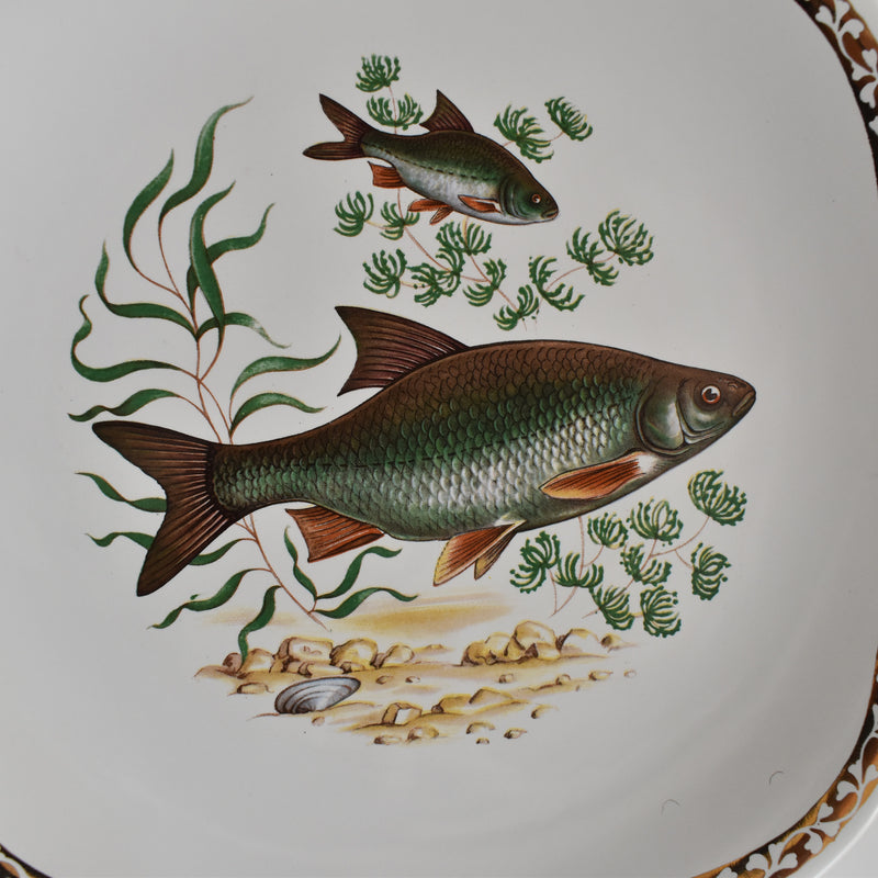 Vintage Plate - Longchamp "Poisson Gardon" (Roach)