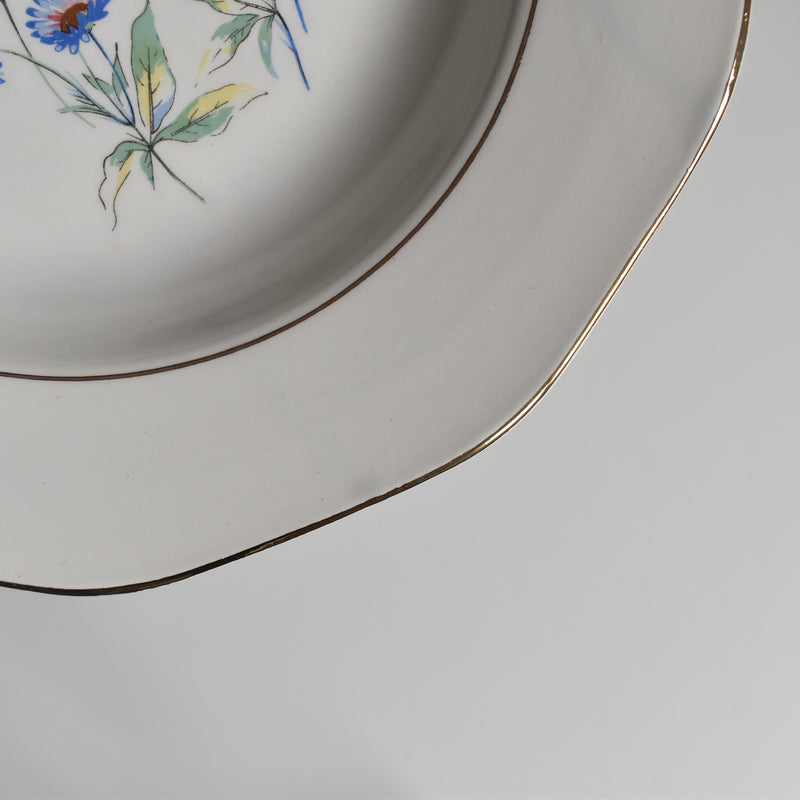 Vintage Deep Plate Digoin & Sarreguemines Christine B