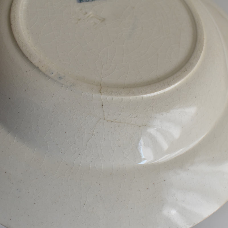 Antique deep plate TERRE DE FER Boëtie D