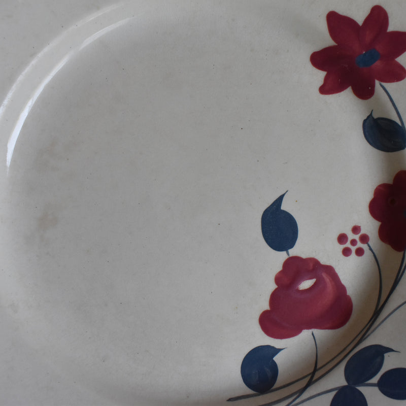 Antique Plate Sarreguemines Moustiers E