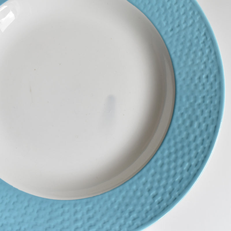 Vintage Deep Plate - Digoin & Sarreguemines, Bleu