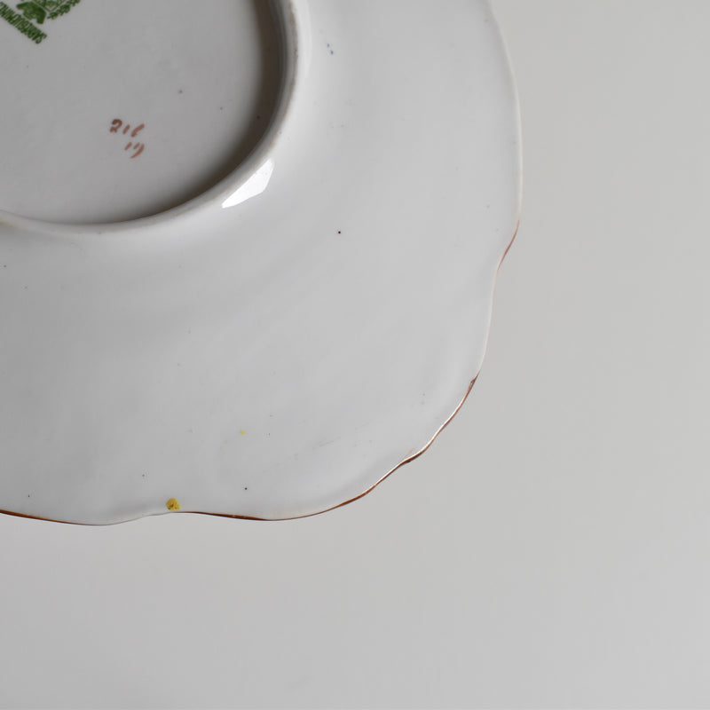 Antique oval platter Sarreguemines Minton
