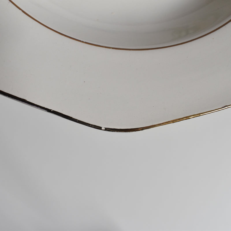 Vintage Deep Plate Digoin & Sarreguemines Christine B