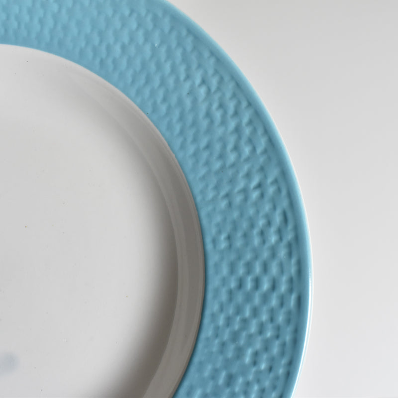 Vintage Deep Plate - Digoin & Sarreguemines, Bleu