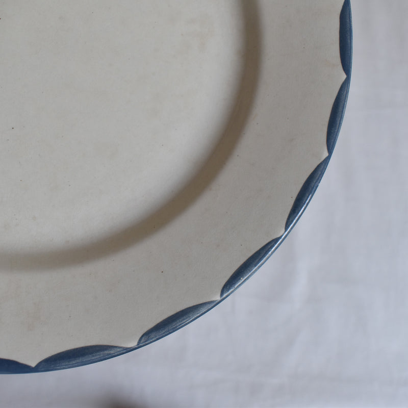 Antique Plate Sarreguemines Moustiers E