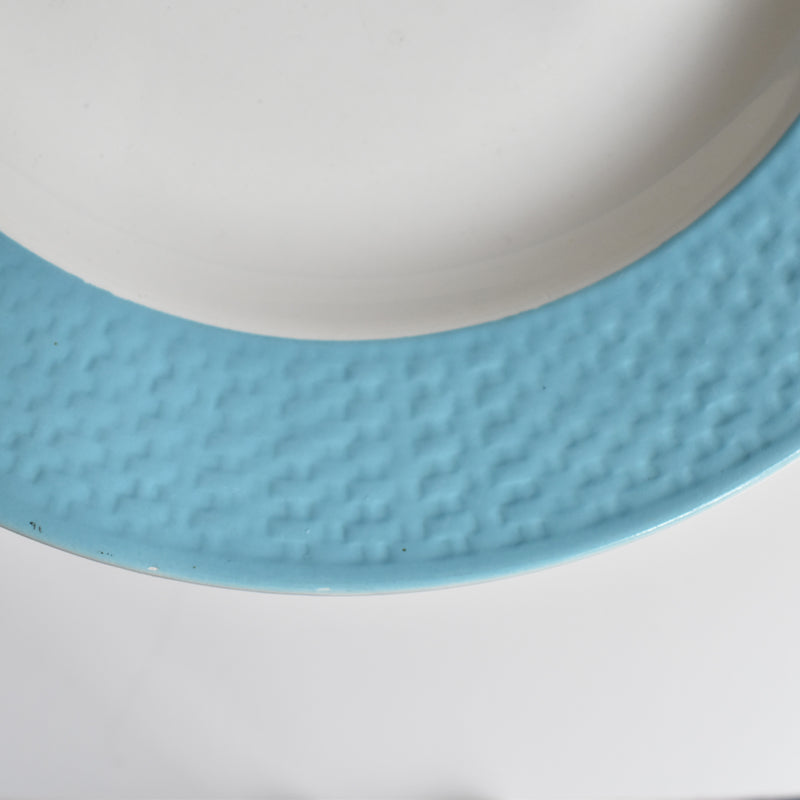Vintage Deep Plate - Digoin & Sarreguemines, Bleu