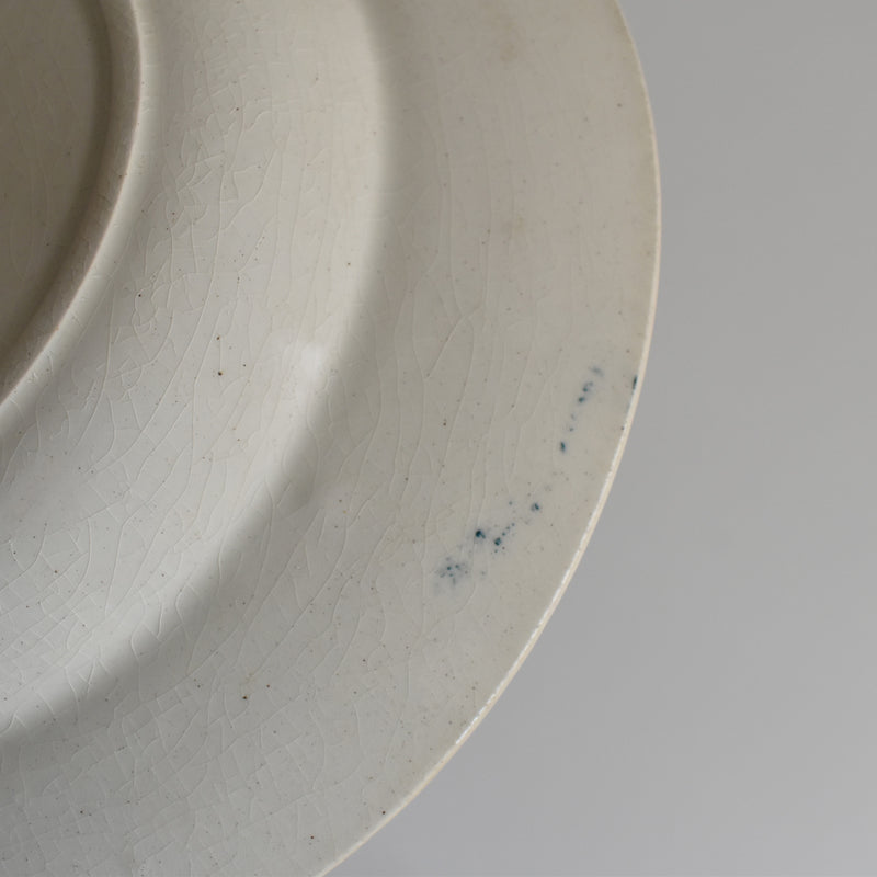 Antique deep plate TERRE DE FER Boëtie D