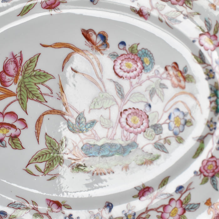 アンティーク オーヴァル皿 サルグミンヌ Minton