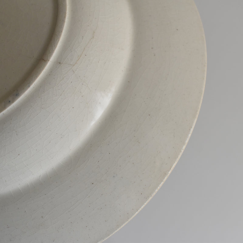 Antique deep plate TERRE DE FER Boëtie D