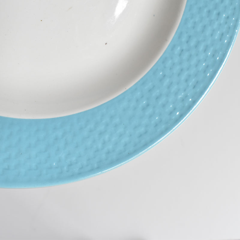 Vintage Deep Plate - Digoin & Sarreguemines, Bleu