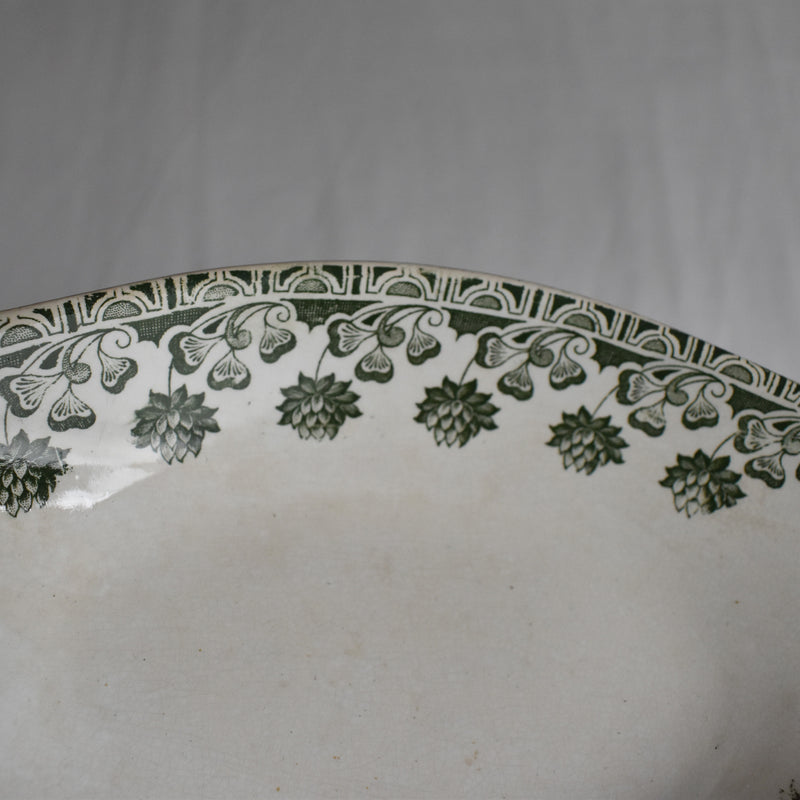 Antique Raviere Badonviller Trèfle