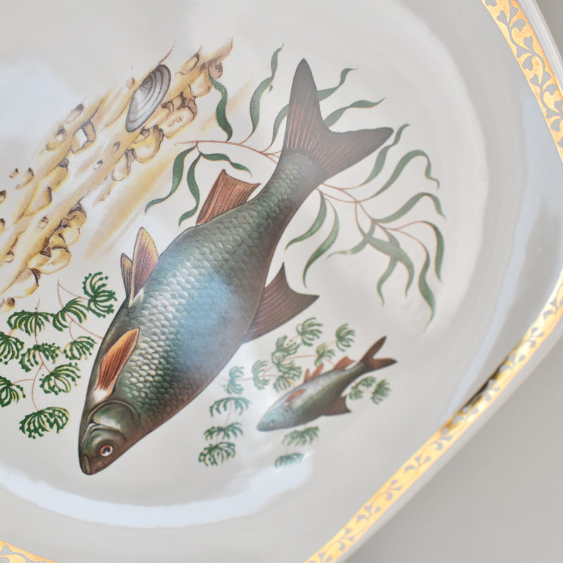 Vintage Plate - Longchamp "Poisson Gardon" (Roach)
