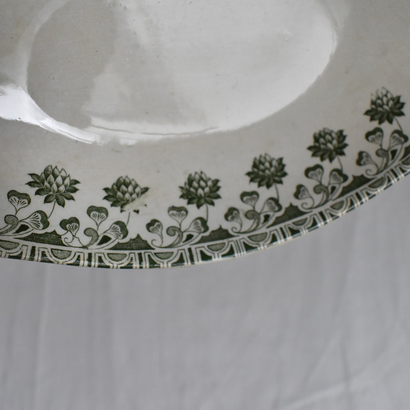 Antique Raviere Badonviller Trèfle