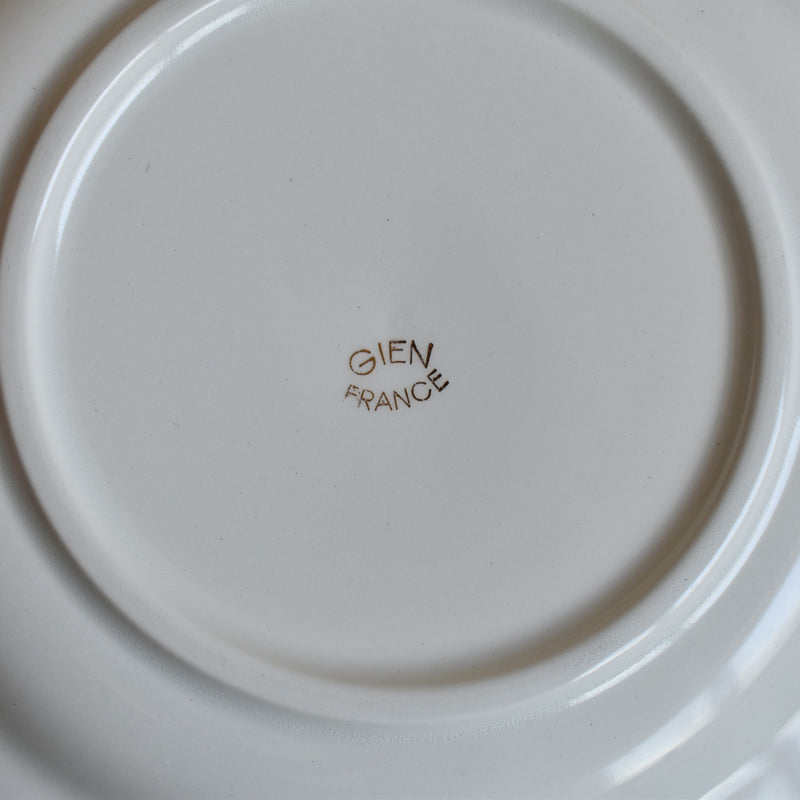 Vintage Dessert Plate, Gien, Tulipes C