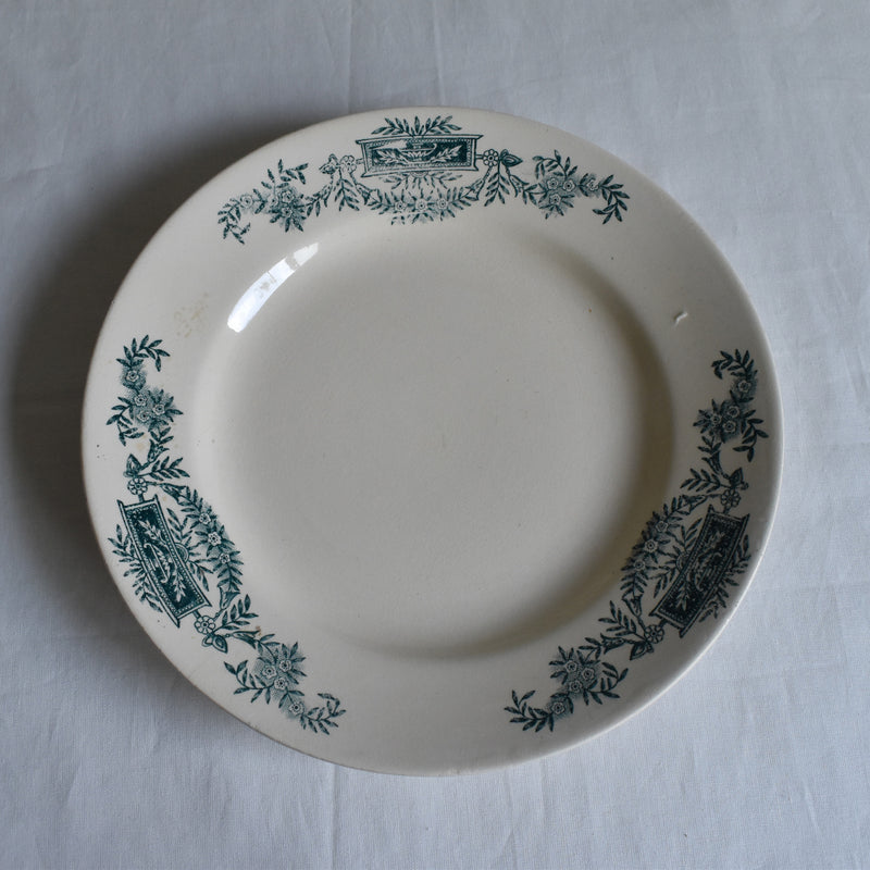 Antique Plate Longchamp Lutece