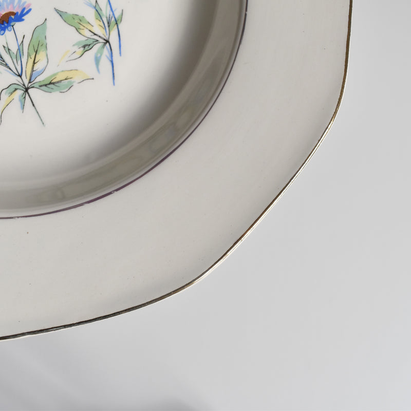 Vintage deep plate Digoin & Sarreguemines Christine C