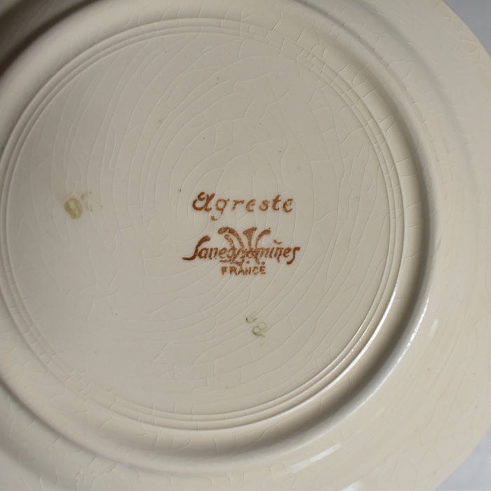 ヴィンテージデザートプレート ディゴワン＆サルグミンヌ Agreste A