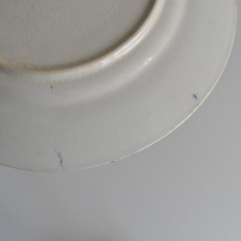 Antique Plate Longwy Carmen G