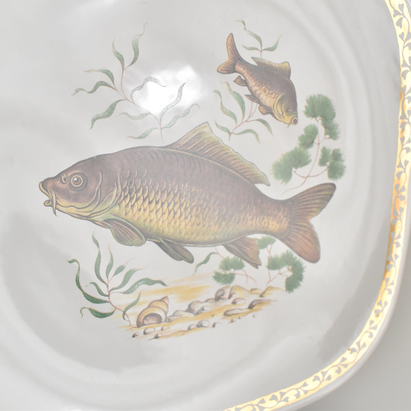 Vintage Plate Longchamp Poisson Carpe (Carp)
