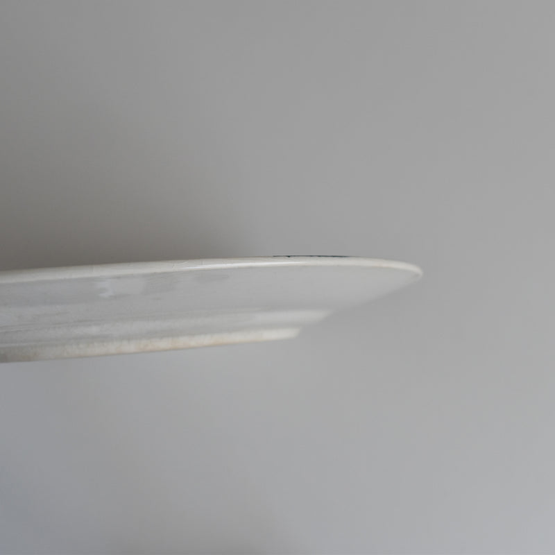 Antique Plate Longwy Carmen G