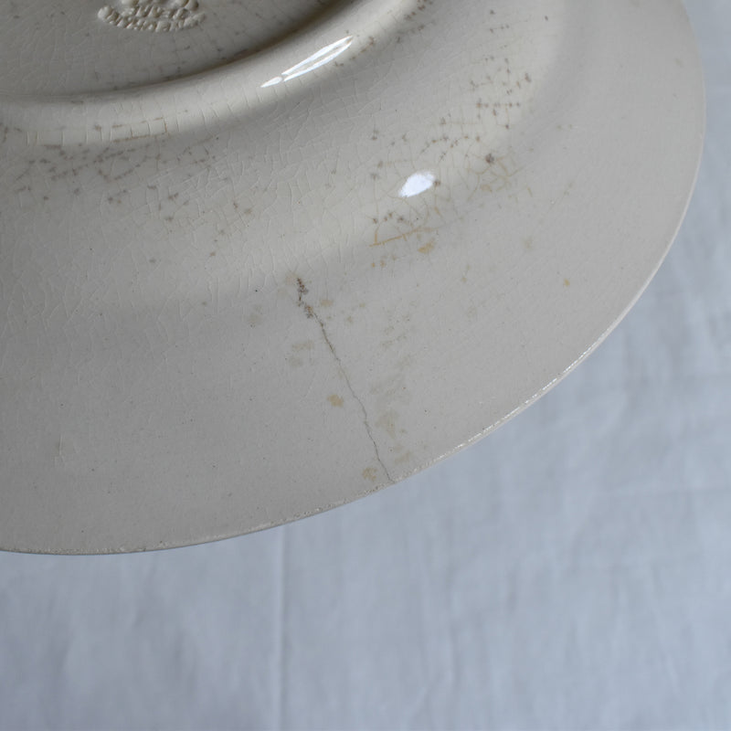 Antique Plate Longchamp Lutece