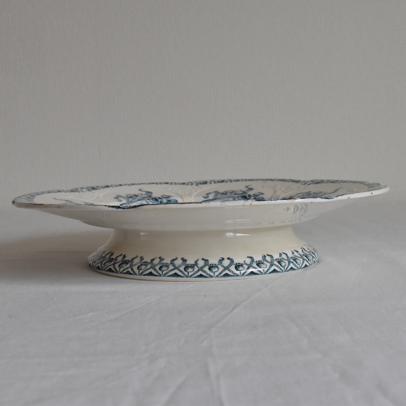 Antique Pedestal Plate Lonwy Muguet (Lily of the Valley) B