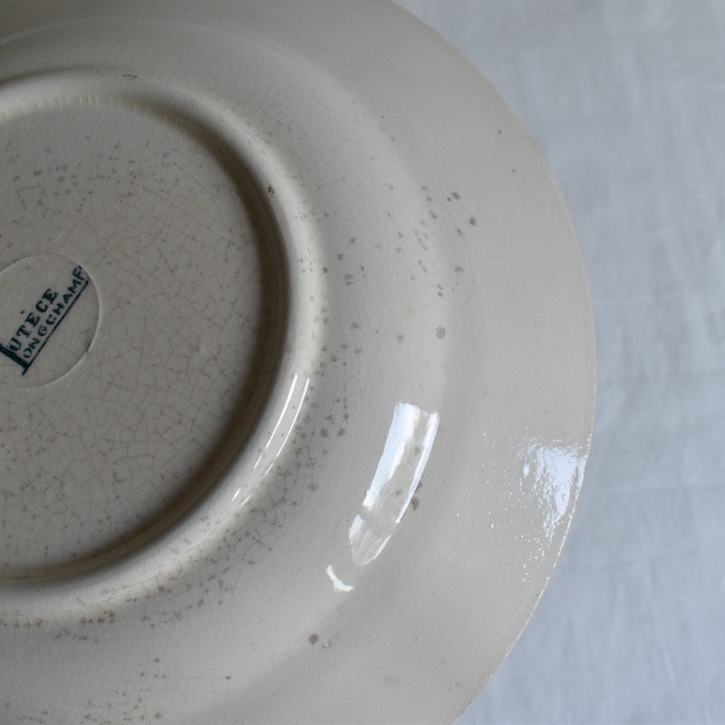 Antique Plate Longchamp Lutece