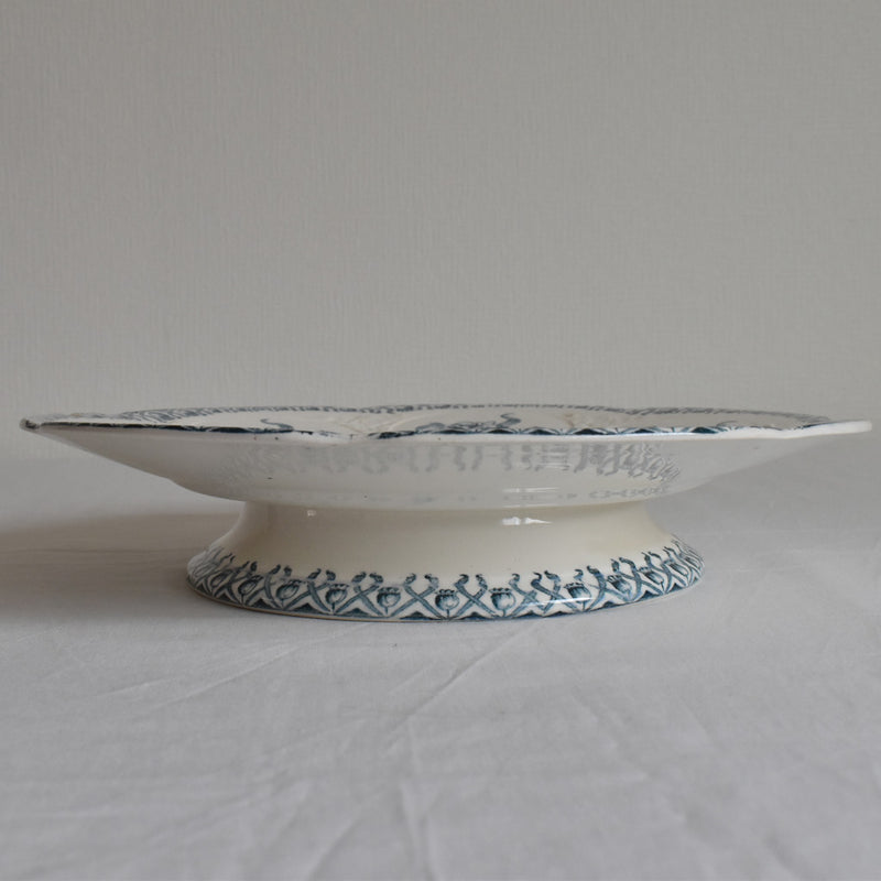 Antique Pedestal Plate Lonwy Muguet (Lily of the Valley) B