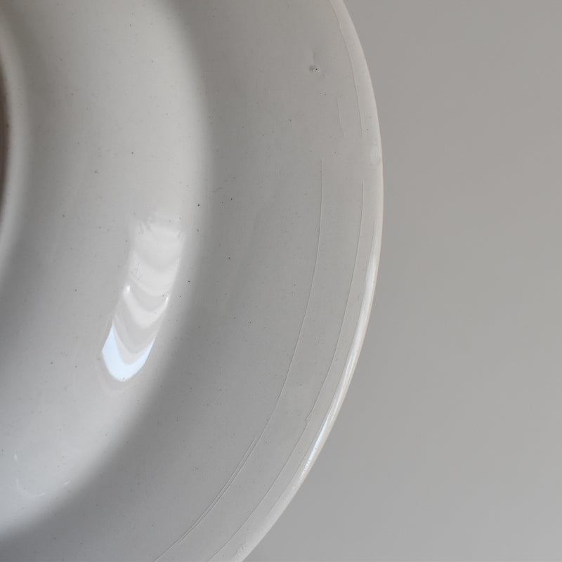 Vintage Deep Plate, Digoin & Sarreguemines, White A