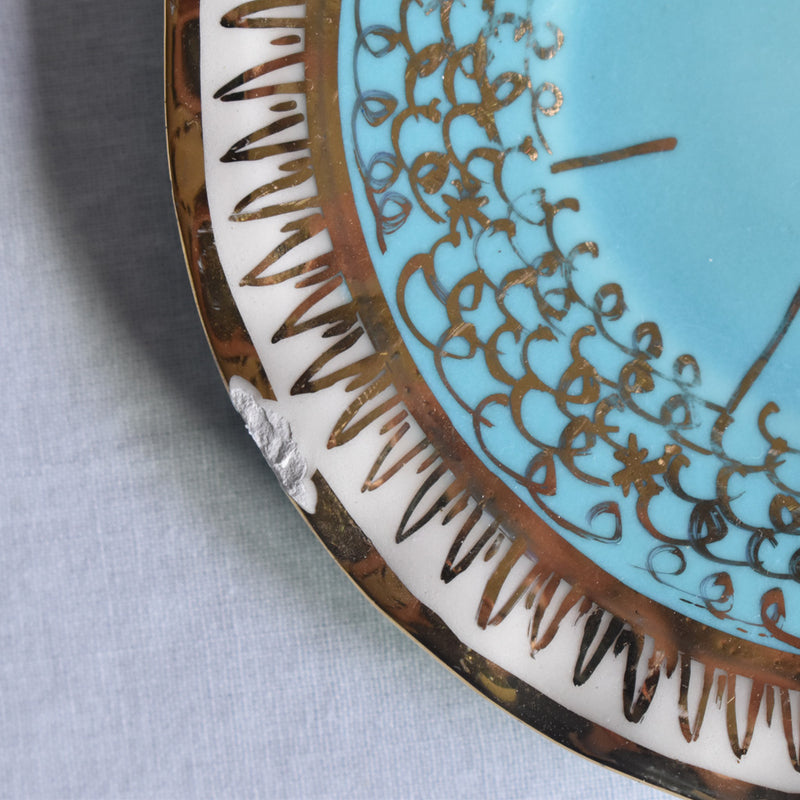 ア.ドラサンヴァル A.Dressinval コヒーカップソーサー ライトブルー