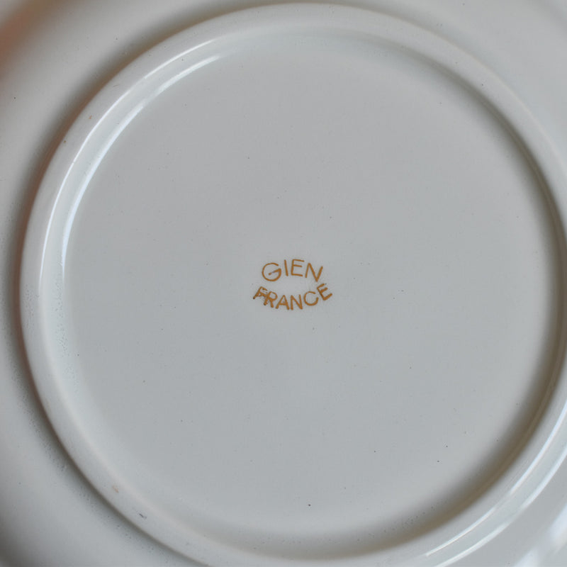 Vintage dessert plate Gien Tulipes D