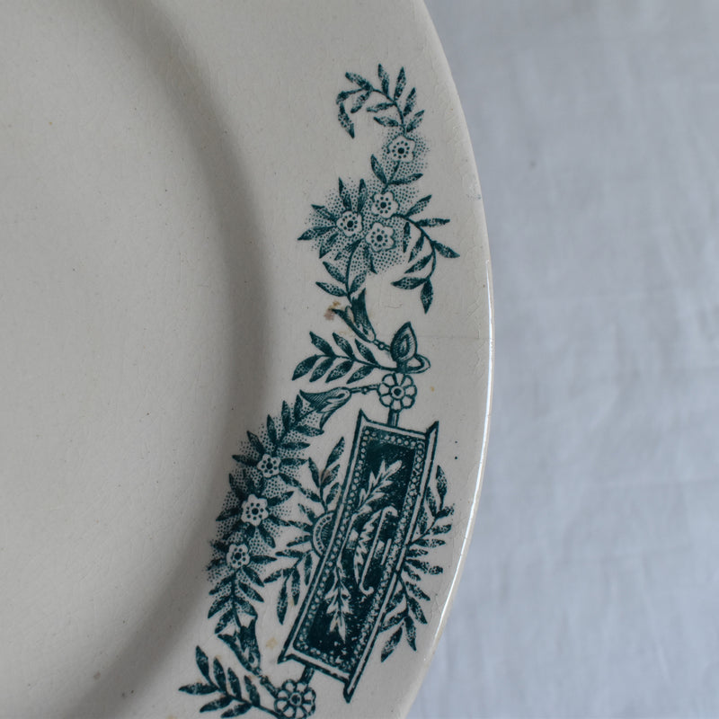 Antique Plate Longchamp Lutece